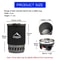 Portable Camping Cooking System with Heat Exchanger Cookware and Portable Gas Stove Set