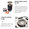 Portable Camping Cooking System with Heat Exchanger Cookware and Portable Gas Stove Set