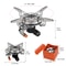 Pandatour Foldable Windproof Camping Stove Portable Gas Stove for Outdoor Cooking