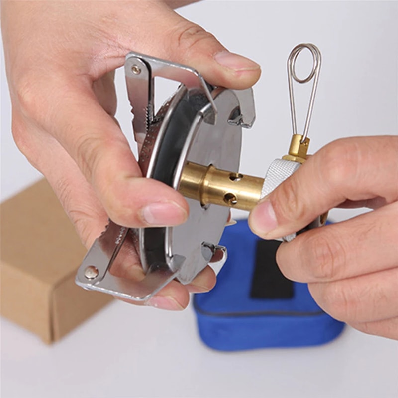 Compact Mini Gas Burner Portable Camping Stove for Hiking & Outdoor Cooking