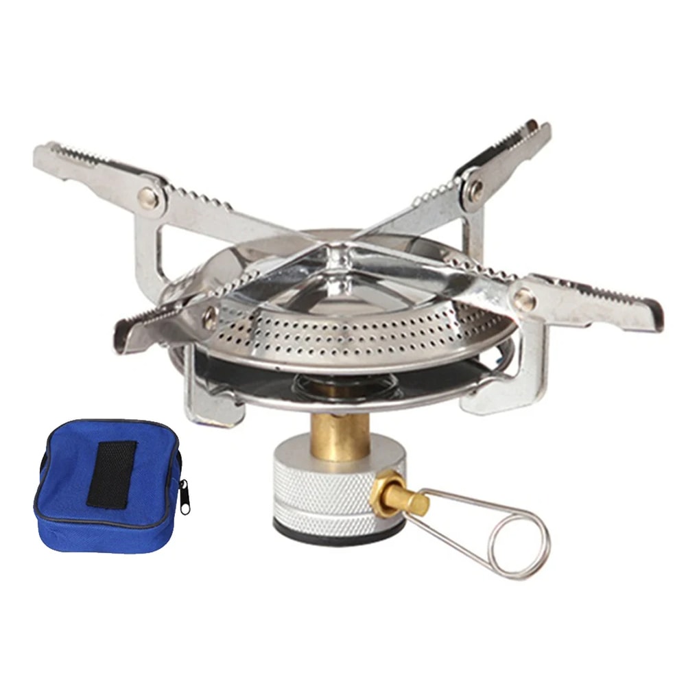 Compact Mini Gas Burner Portable Camping Stove for Hiking & Outdoor Cooking