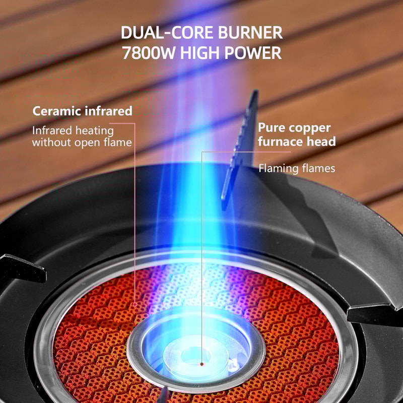 High Power Portable Camping Gas Stove for Outdoor Cooking