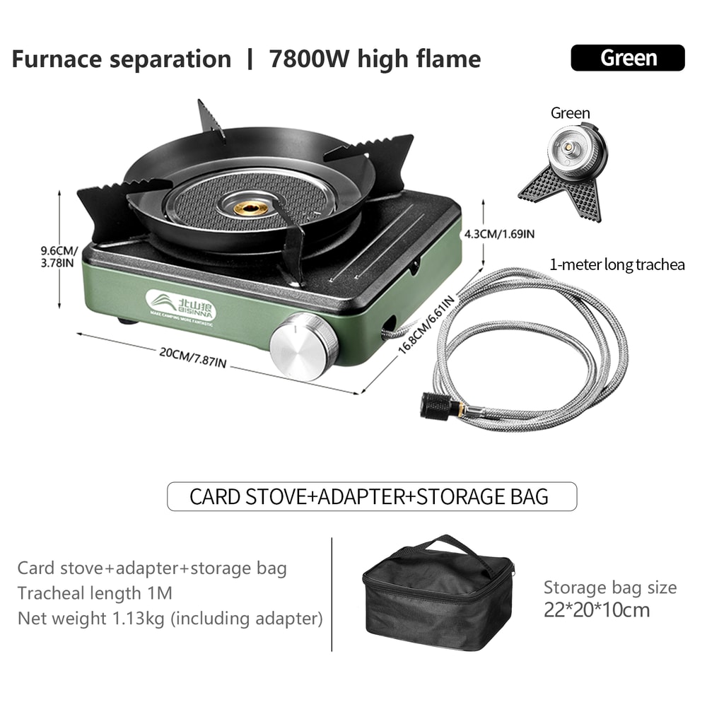 High Power Portable Camping Gas Stove for Outdoor Cooking