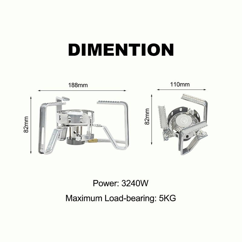 Fire Maple FMS Windproof Camping Stove Portable Gas Burner for Outdoor Adventures