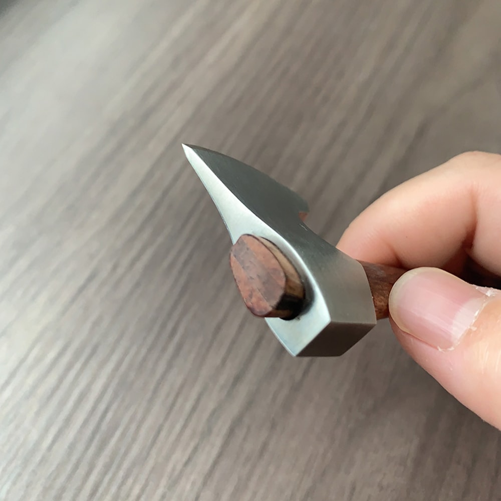 Compact Mini Axe With Wood Handle Outdoor Camping Survival Tool EDC Knife 4