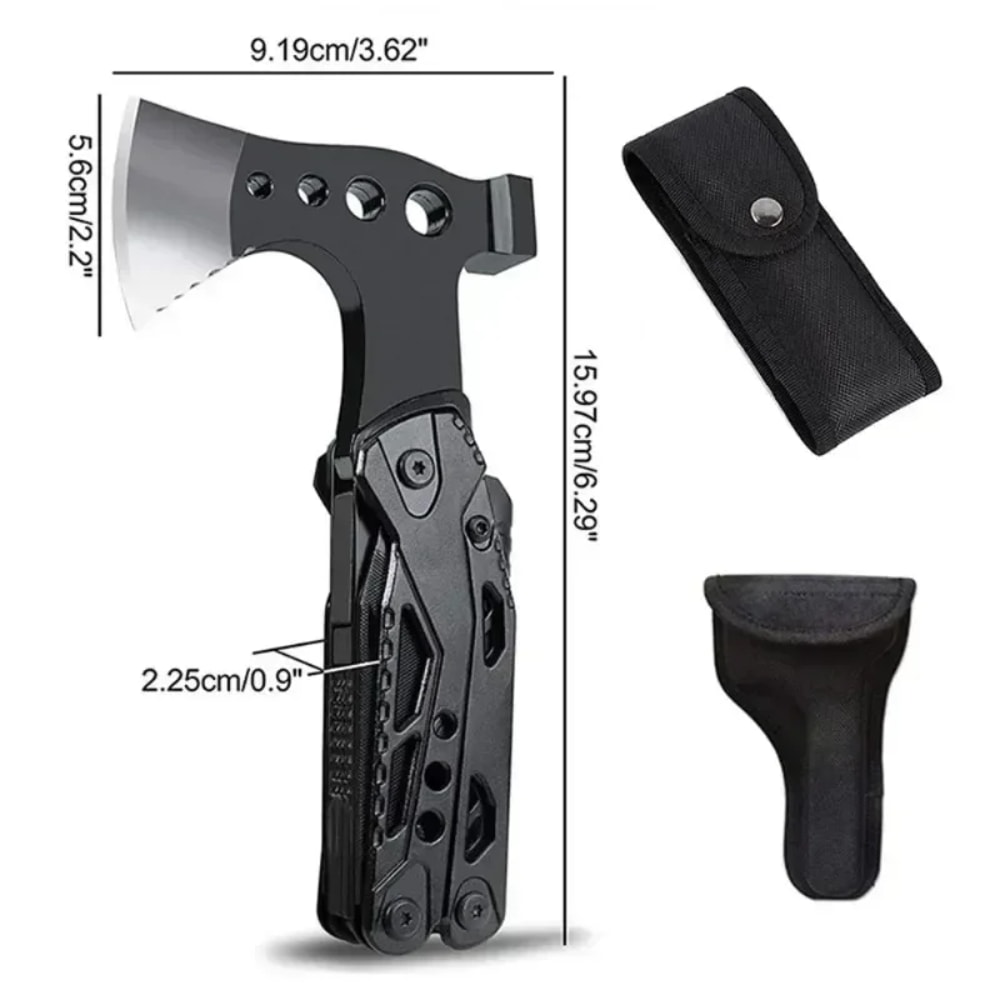 All in One Survival Multitool Axe Portable Outdoor Emergency Tool
