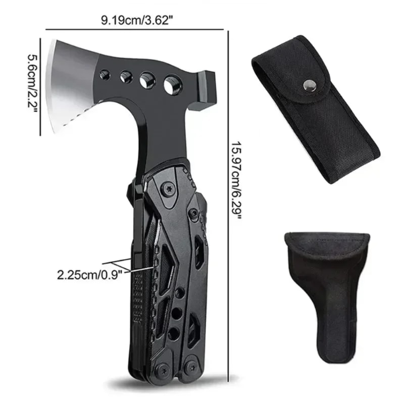 All in One Survival Multitool Axe Portable Outdoor Emergency Tool