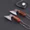 Portable Mini Hatchet EDC Knife With Wood Handle Keychain Pocket Knife 2