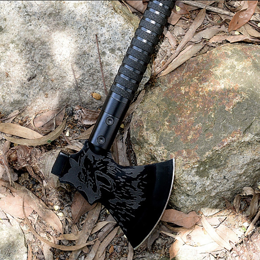 Foldable Aluminum Survival Axe with Compass Outdoor & Camping Tool