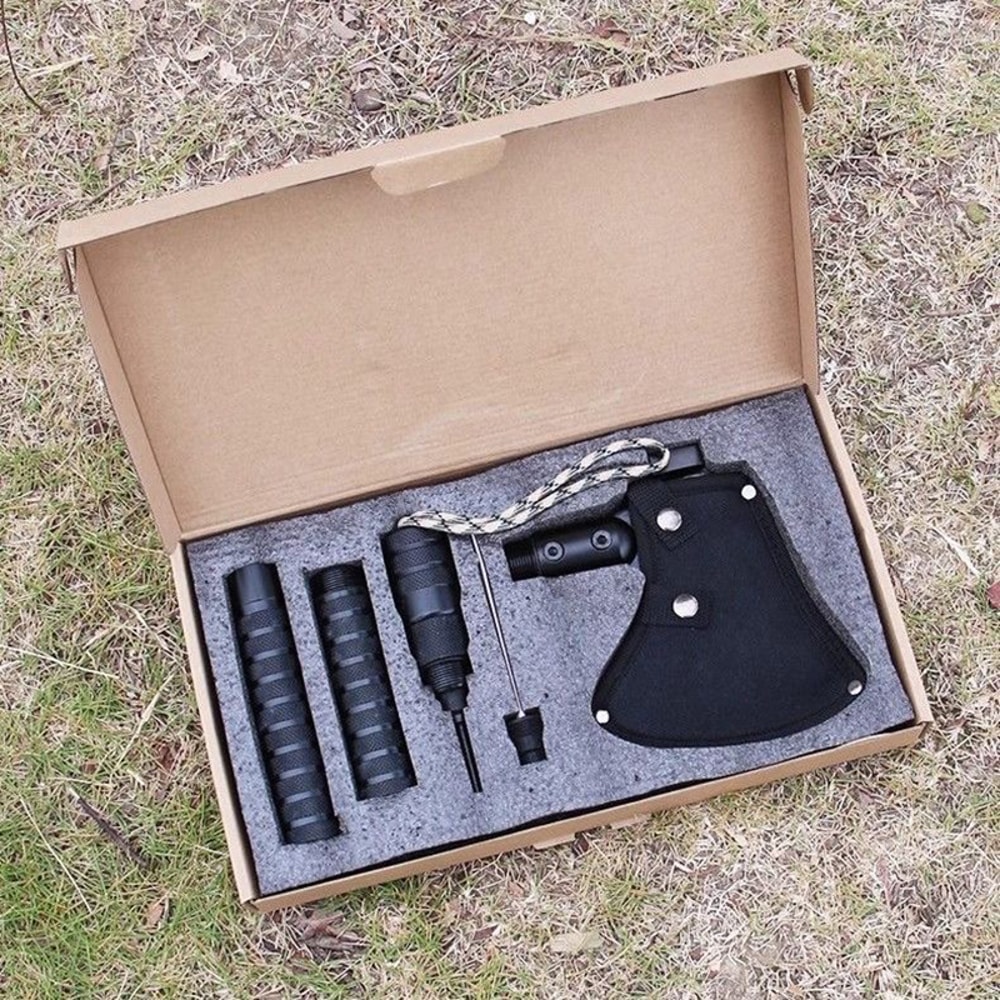 Foldable Aluminum Survival Axe with Compass Outdoor & Camping Tool