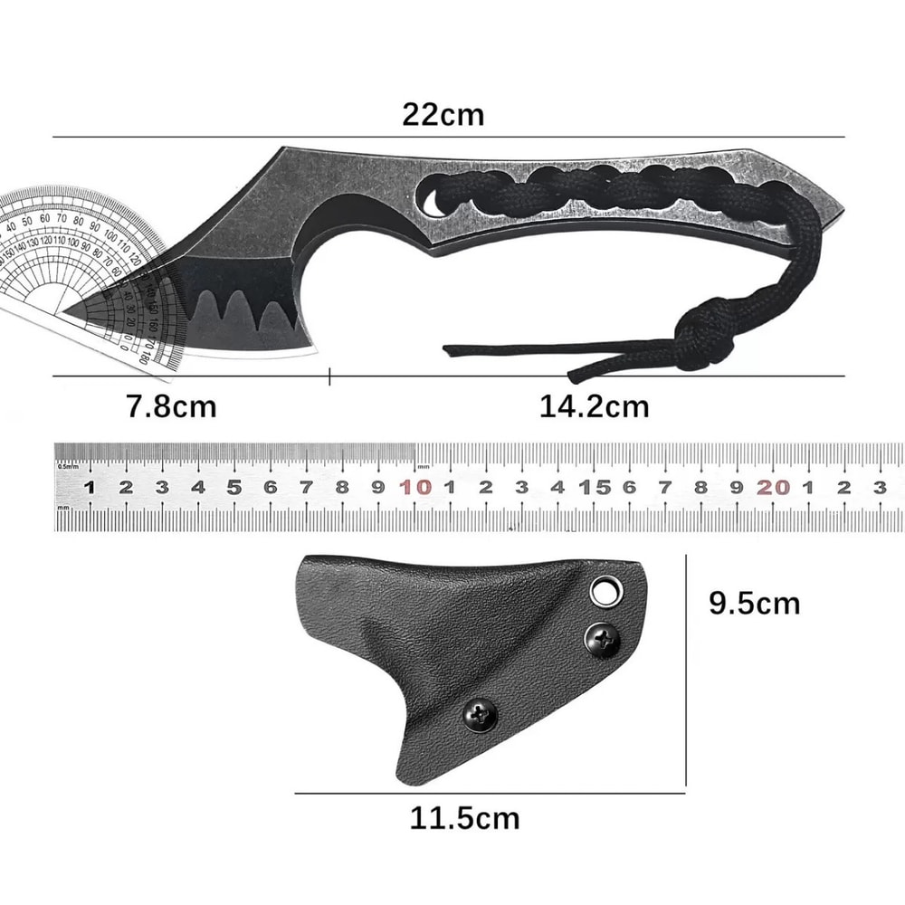 Miller Brothers Mini Tactical Axe & Survival Knife Portable Outdoor Tool