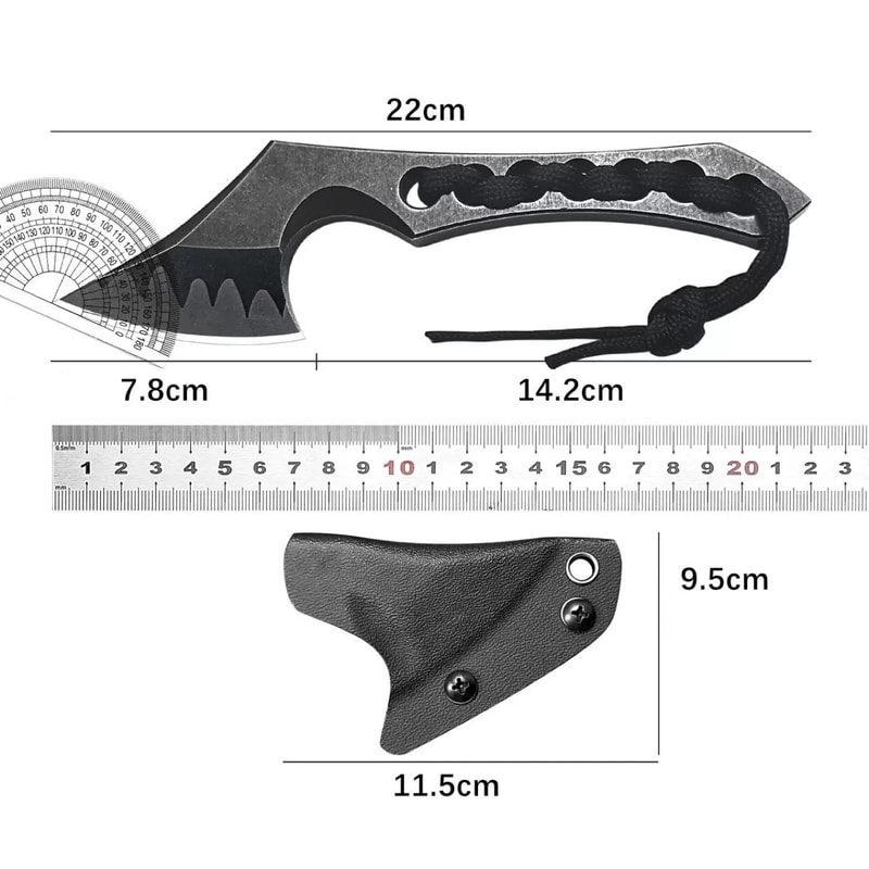 Miller Brothers Mini Tactical Axe & Survival Knife Portable Outdoor Tool