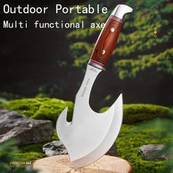 heavy duty multifunctional hand axe for outdoor survival & firefighting