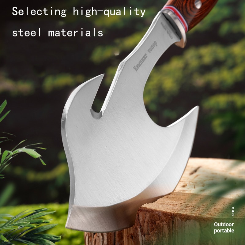 Heavy Duty Multifunctional Hand Axe for Outdoor Survival & Firefighting