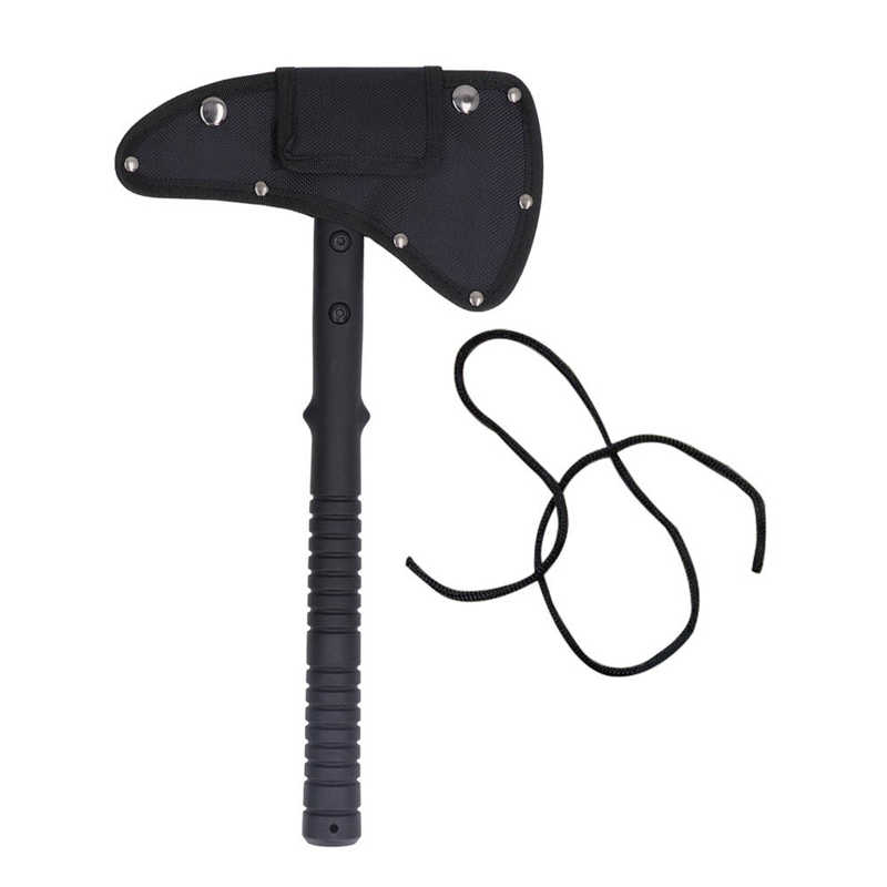 Multifunctional Camping Axe Hatchet with Curved Steel Blade