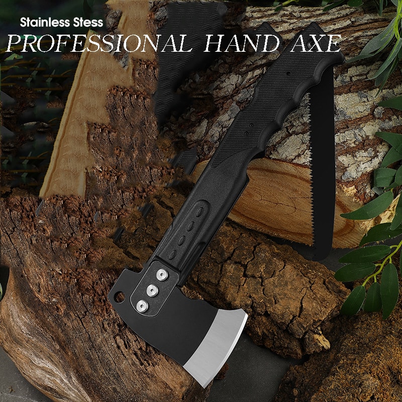 Heavy Duty Multifunctional Tactical Axe for Camping & Survival