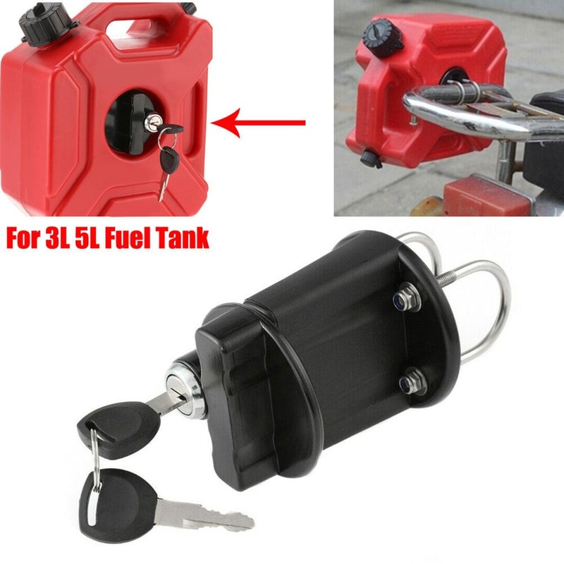Universal Motorcycle Portable Fuel Tank Jerry Can Red Petrol Can