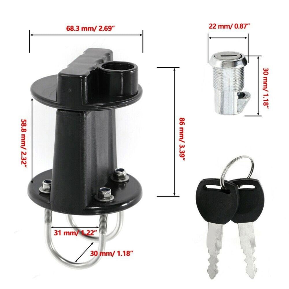 Universal Motorcycle Portable Fuel Tank Jerry Can Red Petrol Can