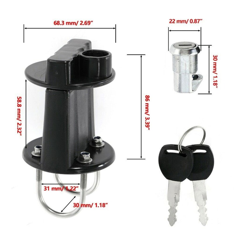 Universal Motorcycle Portable Fuel Tank Jerry Can Red Petrol Can