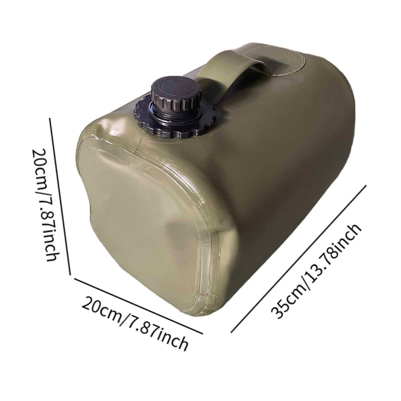 Portable Folding Gas Container for Motorcycle & RV Fuel Storage
