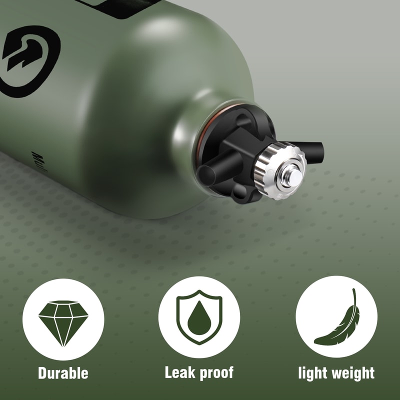 Liquid Fuel Bottle with Safety Valve for Outdoor Camping