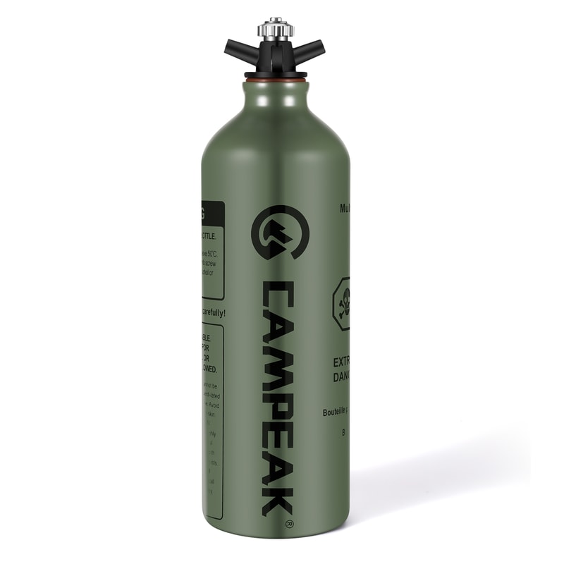 Liquid Fuel Bottle with Safety Valve for Outdoor Camping