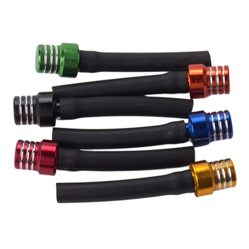Universal Motorcycle CNC Aluminum Fuel Vent Tube Pack