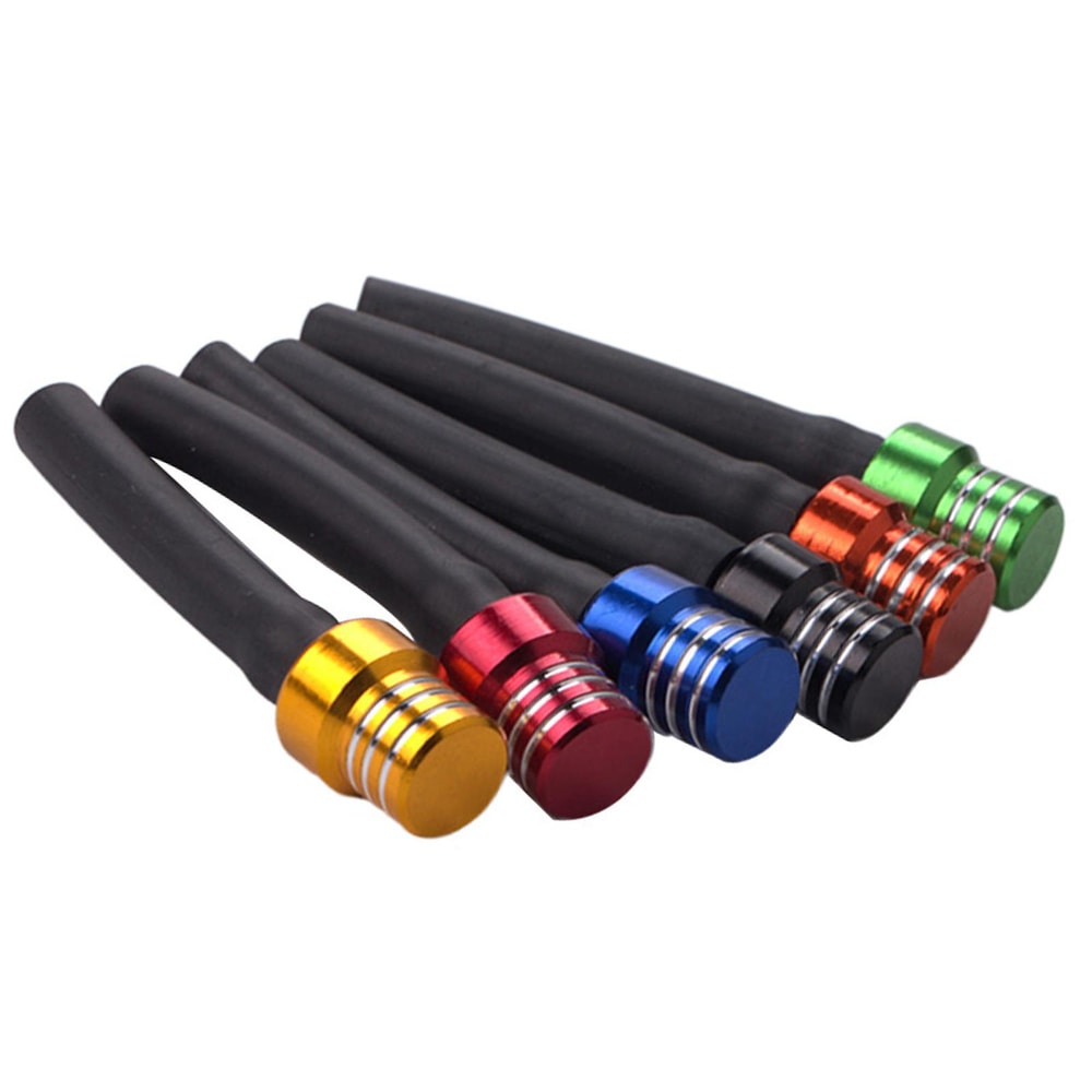 Universal Motorcycle CNC Aluminum Fuel Vent Tube Pack