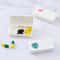 Portable Compartment Mini Pill Box Travel Medicine Organizer