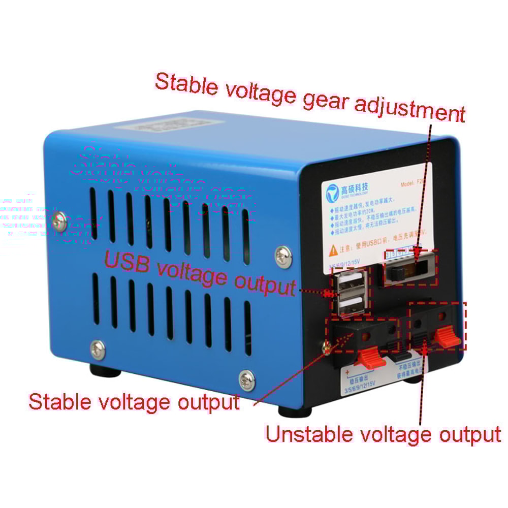 Portable Hand Crank Generator for Survival & Emergency USB Charging