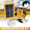 Solar Panel Emergency Light Kit With USB Charger LED Bulbs 1