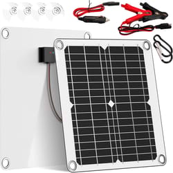 portable waterproof solar panel kit with mppt controller for rv, car & boat