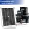 Portable Waterproof Solar Panel Kit with MPPT Controller for RV, Car & Boat