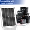 Portable Waterproof Solar Panel Kit with MPPT Controller for RV, Car & Boat