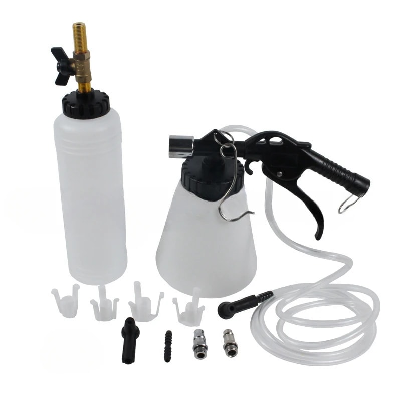 Car Brake Bleeder Pump Kit Hydraulic Fluid Tool for Trucks & Motorcycles