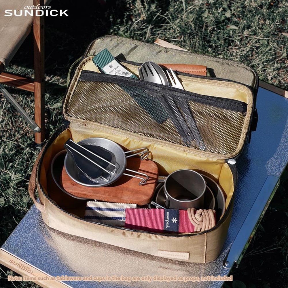 SUNDICK Multi Compartment Storage Bag for Kitchen & Camping
