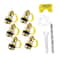 Universal Gas Can Vent Caps Kit for Faster Fuel Flow 6 Pack Fuel Can Vent Valve Set