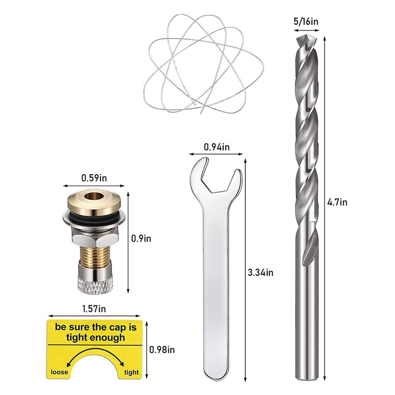 Universal Gas Can Vent Caps Kit for Faster Fuel Flow 6 Pack Fuel Can Vent Valve Set