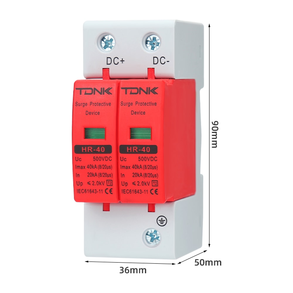 DC Solar Surge Protection Device Lightning Guard for Photovoltaic Systems