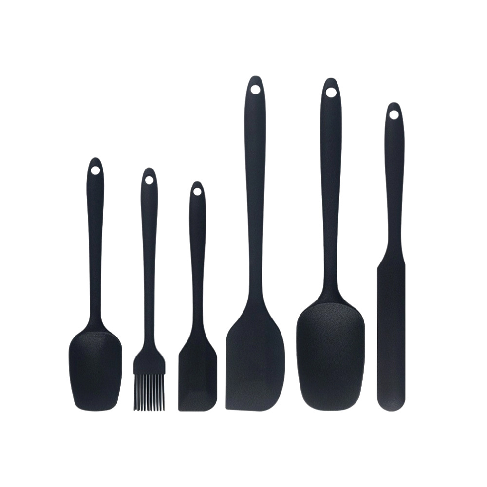 Piece Silicone Spatula Set Heat-Resistant Baking Tools Kit with Brush for Cake Frosting & Cooking
