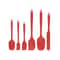Piece Silicone Spatula Set Heat-Resistant Baking Tools Kit with Brush for Cake Frosting & Cooking