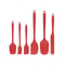 Piece Silicone Spatula Set Heat-Resistant Baking Tools Kit with Brush for Cake Frosting & Cooking
