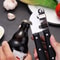 Black Stainless Steel Garlic Press Manual Crusher Easy Garlic Mincer Tool
