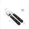 Black Stainless Steel Garlic Press Manual Crusher Easy Garlic Mincer Tool