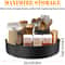 Stainless Steel Rotating Spice Rack Lazy Susan Organizer For Kitchen Storage 6
