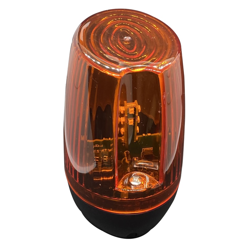 LED Gate Warning Light Flashing Signal Lamp for Automatic Gate Openers Safety Strobe