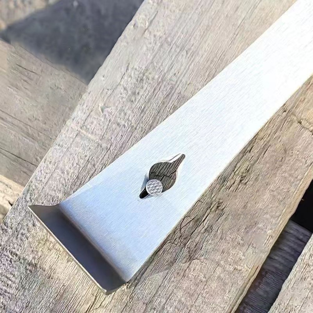 Stainless Steel Pry Bar Tool for Woodworking Scraper and Nail Lifter