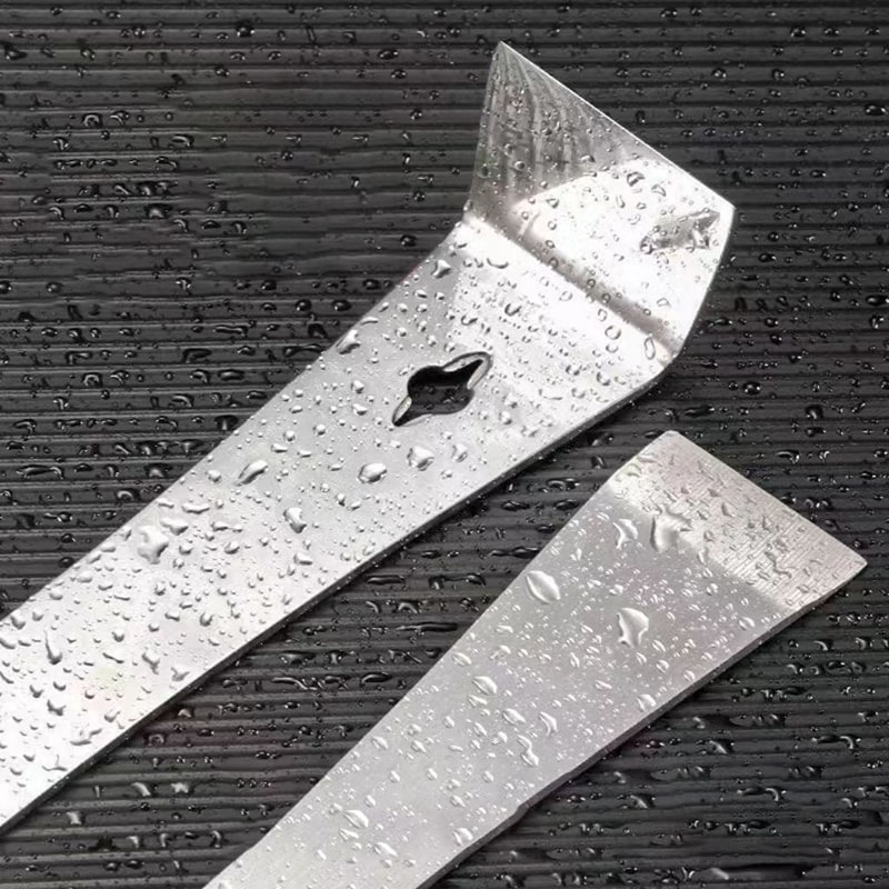 Stainless Steel Pry Bar Tool for Woodworking Scraper and Nail Lifter