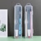 Portable Toothbrush Travel Case Transparent Toothbrush Storage Box with Toothpaste Holder