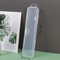 Portable Toothbrush Travel Case Transparent Toothbrush Storage Box with Toothpaste Holder